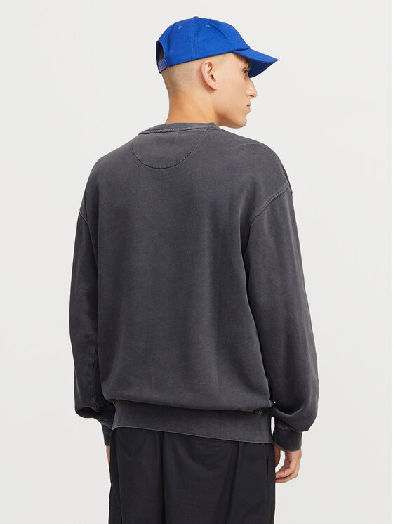 Jack & Jones Jack & Jones Džemperis ar kapuci Charge 12268273 Pelēks Loose Fit