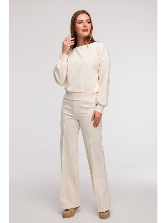 BeWear BeWear Bluza B293 Kremowy Comfortable Fit