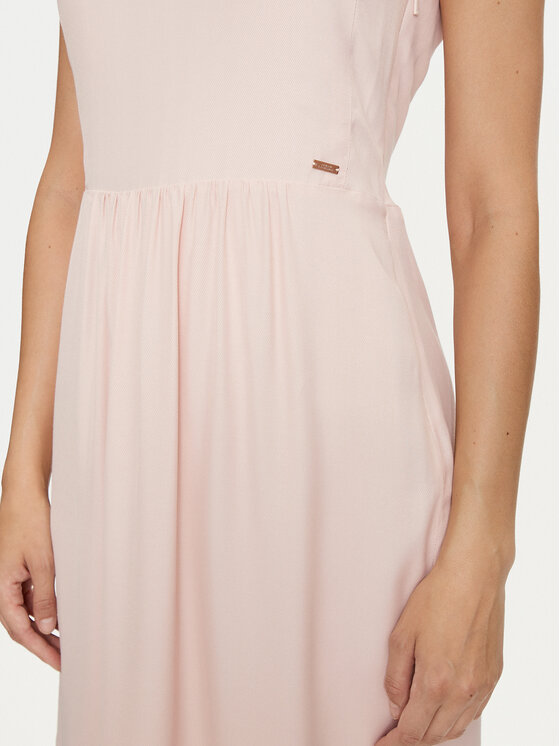 Armani Exchange Armani Exchange Cocktail obleka 6DYA06 YN5TZ 14BQ Écru Regular Fit