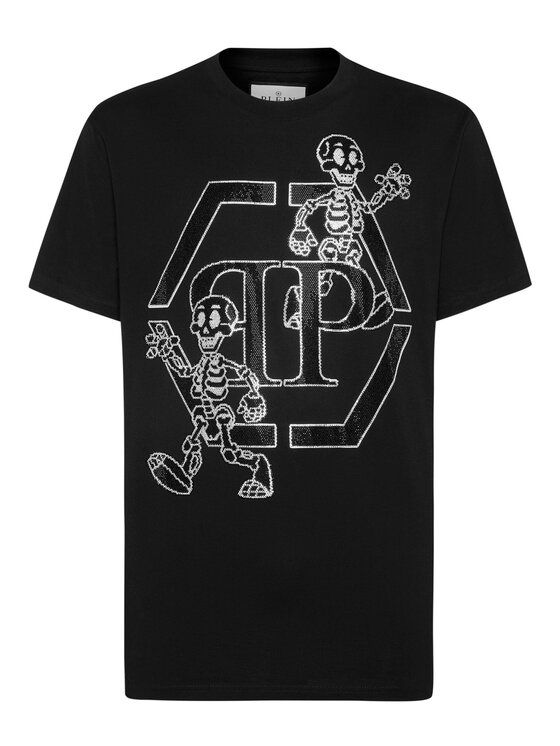 PHILIPP PLEIN PHILIPP PLEIN T-shirt 9855 Nero Regular Fit