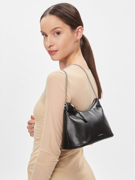 Calvin Klein Calvin Klein Torbica Ck Natural Mini Bag K60K611023 Crna