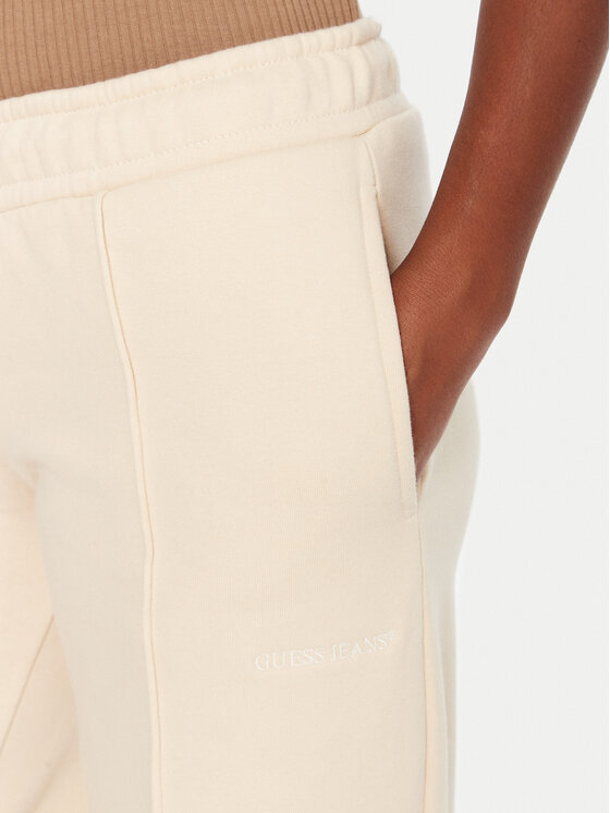 Guess Jeans Guess Jeans Jogginghose W5BB04 KC811 Beige Wide Leg