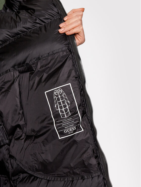 Guess Guess Übergangsjacke Brunella W1BL29 WE4N0 Schwarz Boxy Fit