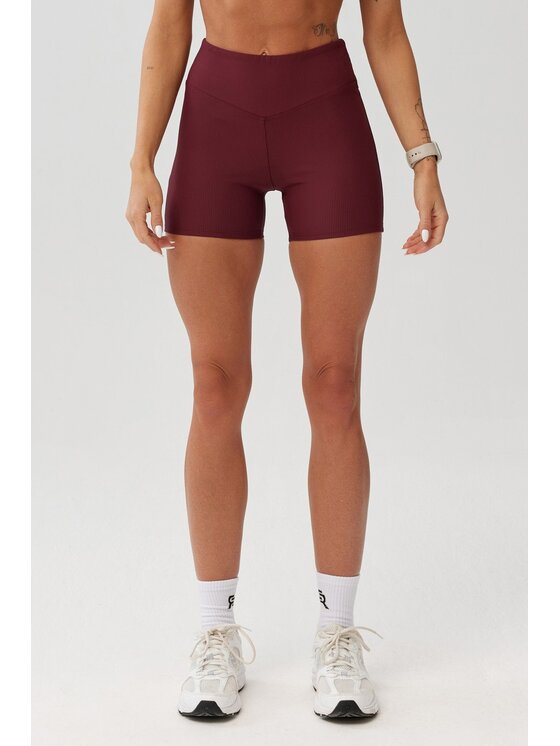 ROUGH RADICAL ROUGH RADICAL Pantaloncini sportivi AVEN SHORTS Bordeaux Slim Fit