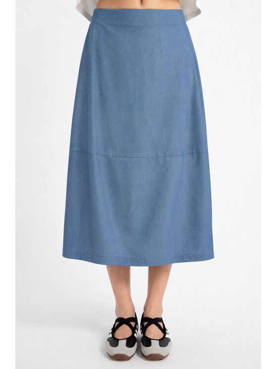CLICK CLICK Midi sukňa 50-747 Relaxed Fit