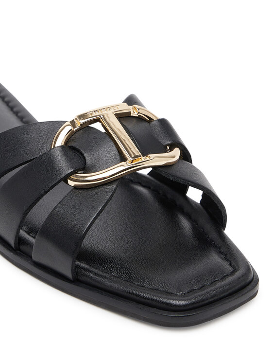 TWINSET TWINSET Şlapi 251TGT090 Negru