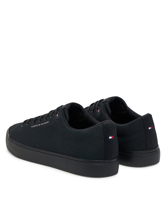 Tommy Hilfiger Tommy Hilfiger Tenniskingad Hi Vulc Low Core Canvas FM0FM05396 Must
