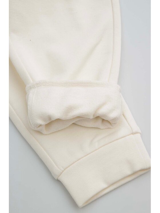Coccodrillo Coccodrillo Spodnie dresowe WC5120101NGN-003 Écru Regular Fit