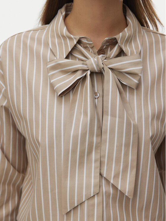 Vero Moda Vero Moda Košeľa Islunn 10342449 Béžová Regular Fit