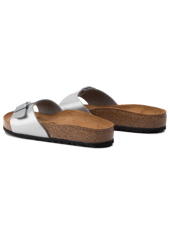 Birkenstock Birkenstock Klapki Madrid Bs 0040411 Srebrny