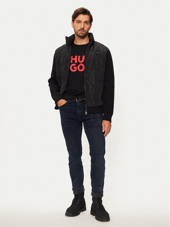 HUGO Hugo Демісезонна куртка Sybon 50524549 Чорний Regular Fit