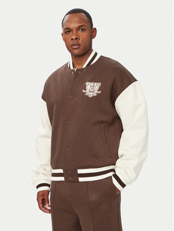 Guess Guess Bomber Z6YL07 K5007 Marrone Regular Fit