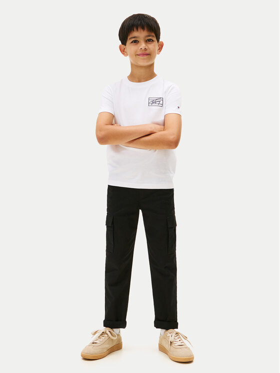 Tommy Hilfiger Tommy Hilfiger T-shirt Varsity Print KB0KB09932 Bianco Regular Fit