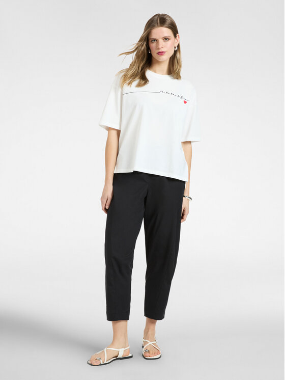 Elena Mirò Elena Mirò Spodnie materiałowe P000Z000179N033 Czarny Regular Fit