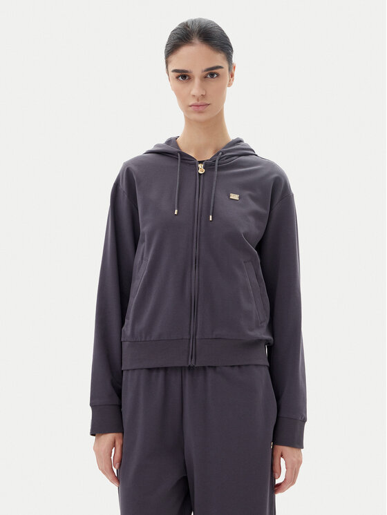 EA7 Emporio Armani EA7 Emporio Armani Tepláková souprava 7W000086 AF13135 U8115 Šedá Wide Leg