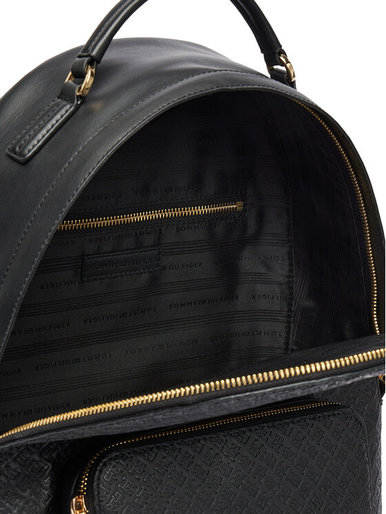 Tommy Hilfiger Tommy Hilfiger Plecak Th Daily Backpack Mono AW0AW18852 Czarny