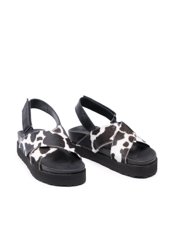 Eva Minge Eva Minge Sandalen EM-23-07-000638 Schwarz