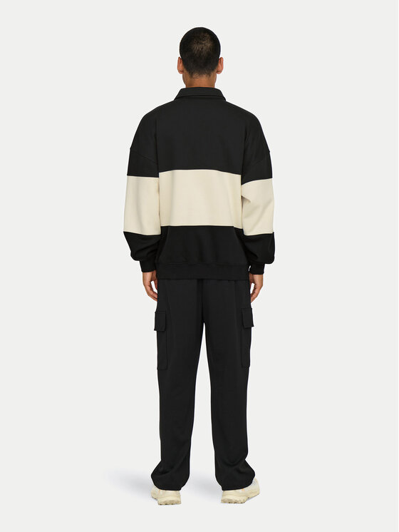 Only & Sons Only & Sons Μπλούζα Byorn 22031400 Μαύρο Oversize