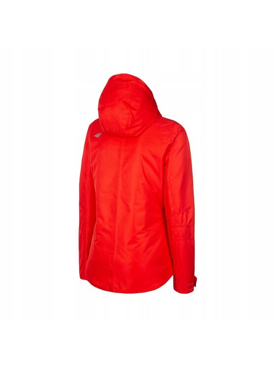4F 4F Kurtka zimowa H4Z19-KUDN001-62S Czerwony Standard Fit
