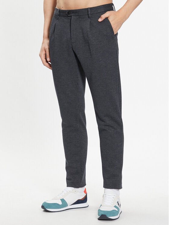 Tommy Hilfiger Tommy Hilfiger Medžiaginės kelnės Hampton MW0MW32134 Pilka Slim Fit
