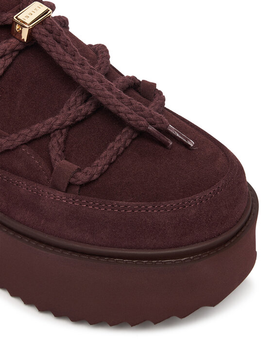 Inuikii Inuikii Čizme za snijeg Classic Low Platform 75204-004 Tamnocrvena