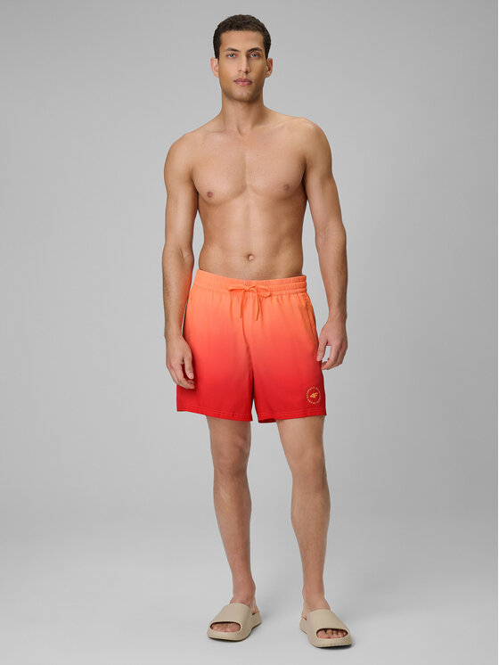 4F 4F Plavecké šortky BEACHWEAR Oranžová Regular Fit