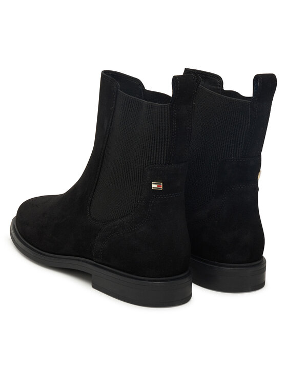 Tommy Hilfiger Tommy Hilfiger Chelsea cipele Flag Boot FW0FW08780 Crna