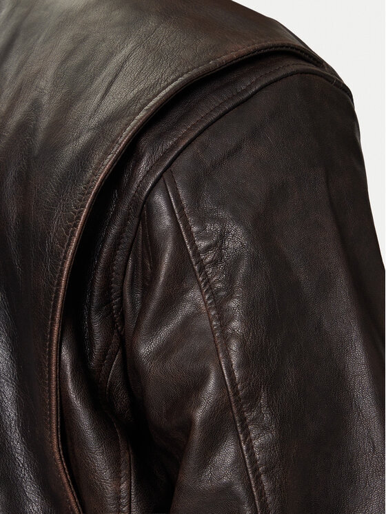 Levi's® Levi's® Lederjacke Clayton 003AU-0000 Braun Regular Fit