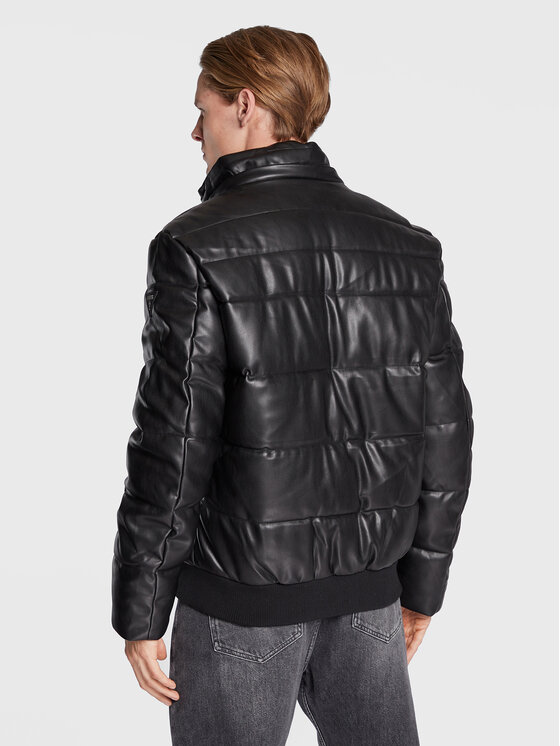 Giacca in similpelle M2BL40 WE480 Nero Regular Fit...