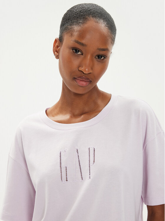 Gap Gap T-shirt 627139-02 Viola Loose Fit