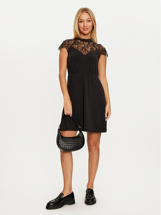 Vero Moda Vero Moda Koktejlové šaty Milla 10319974 Černá Standard Fit