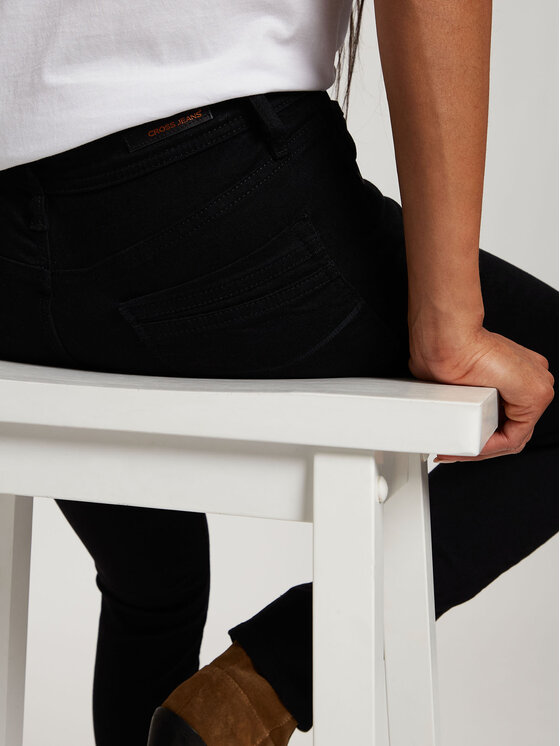 Cross Jeans Cross Jeans Jeansy P 489-155 Czarny Slim Leg