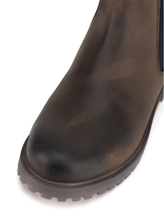 U.S. Polo Assn. U.S. Polo Assn. Kotníková obuv s elastickým prvkem YUMI001M/DLE1 Hnědá