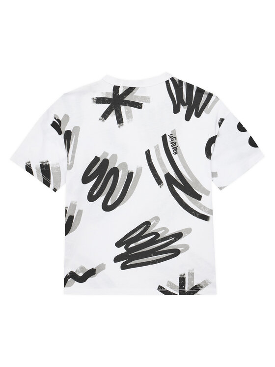 Napapijri Napapijri T-Shirt NP0A4IGW D Biały Regular Fit