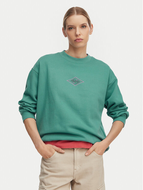 Quiksilver Quiksilver Džemperis EQWFT03188 Žalia Oversize