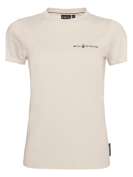 Sail Racing Sail Racing T-Shirt W Gale Logo Tee Beżowy Active Fit