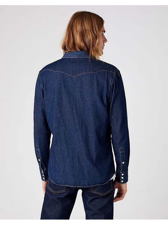 Wrangler Wrangler Koszula 27MW Niebieski Regular Fit