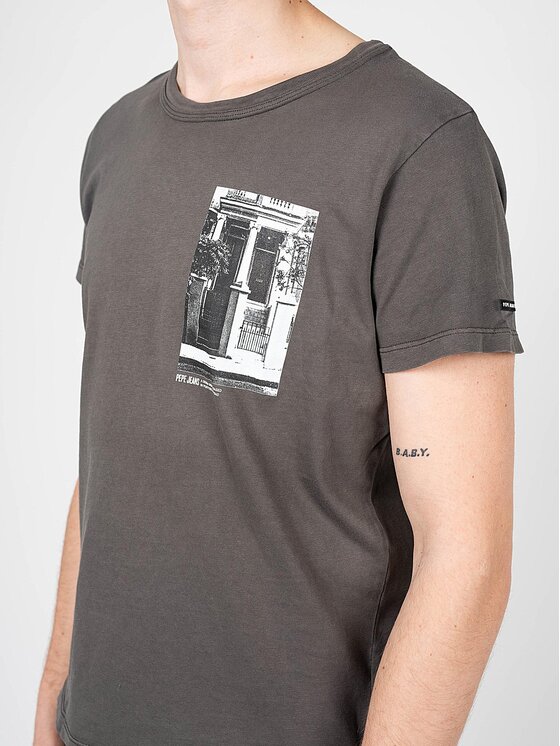 Pepe Jeans Pepe Jeans T-Shirt PM508528 | Tide Czarny Regular Fit