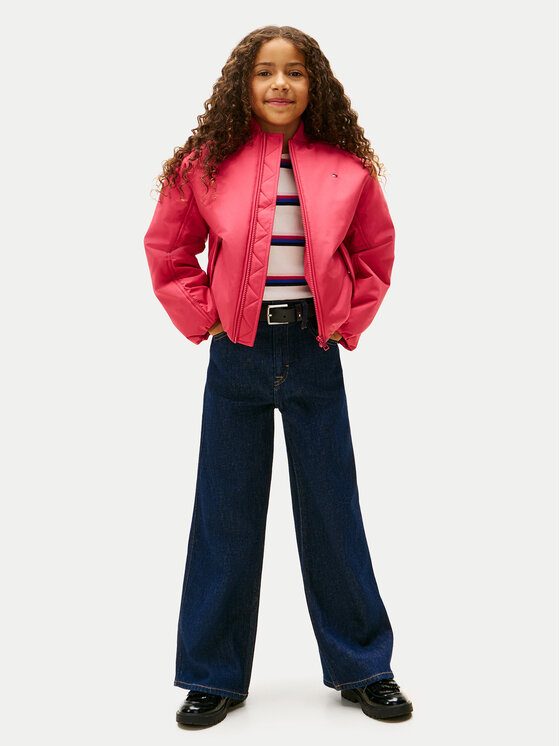 Tommy Hilfiger Tommy Hilfiger Kurtka bomber KG0KG08927 Różowy Regular Fit