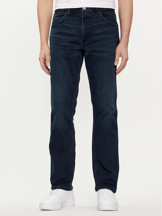 Wrangler Džínsy Greensboro 112350742 Tmavomodrá Straight Fit