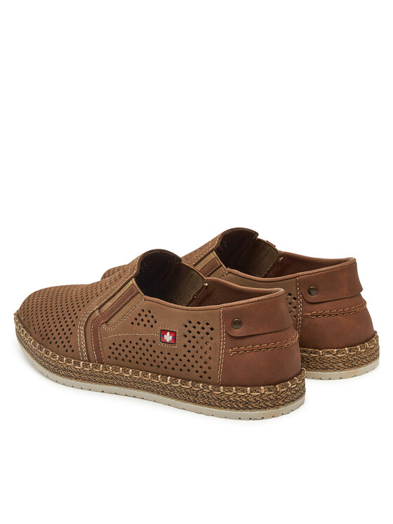 Rieker Rieker Espadrilky B5297-64 Hnedá