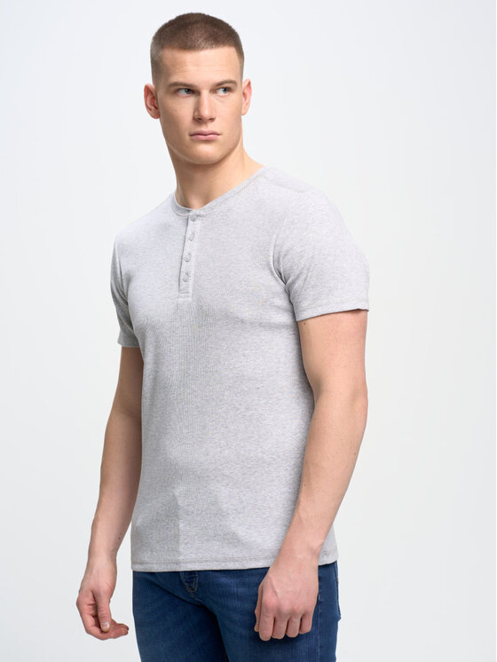 BIG STAR BIG STAR T-Shirt basicag_901 Szary Basic Fit