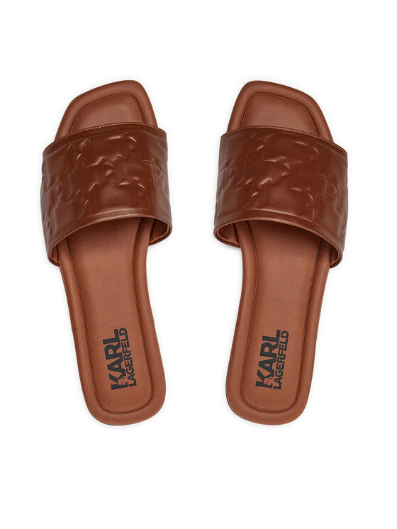 KARL LAGERFELD KARL LAGERFELD Παντόφλες KL85400 Καφέ