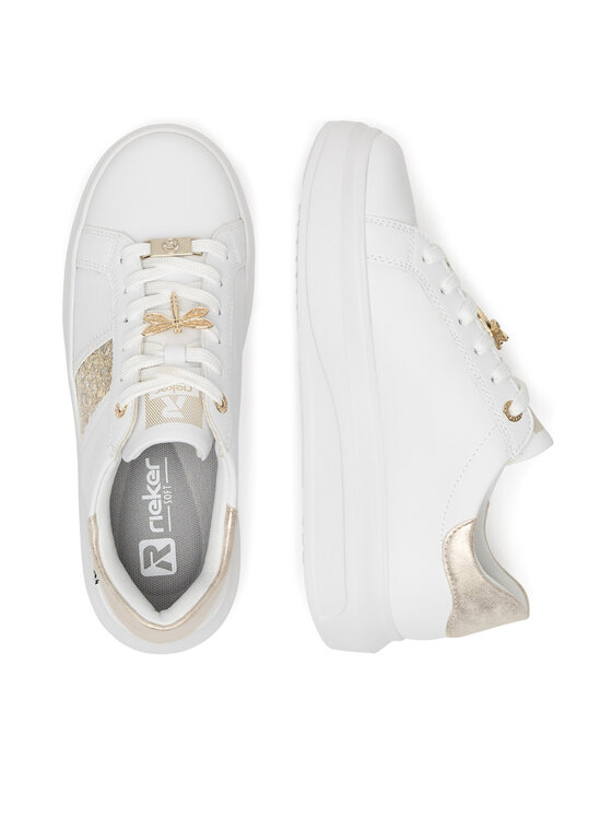 Rieker Revolution Lifestyle Rieker Revolution Lifestyle Sneakersy W1202-82 Biela