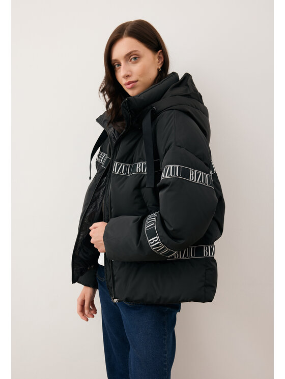 BIZUU BIZUU Kurtka zimowa TOKYO Czarny Standard Fit
