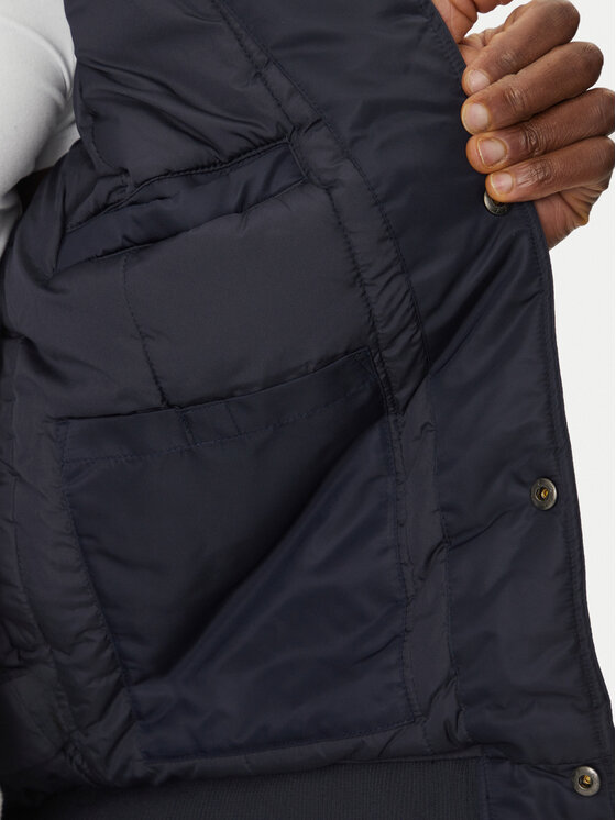 Guess Jeans Guess Jeans Bomber M5RL54 WHAA2 Blu scuro Regular Fit