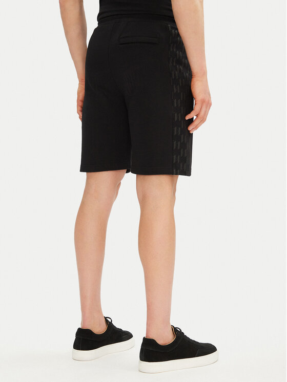 KARL LAGERFELD KARL LAGERFELD Sportovní kraťasy 705071 552951 Černá Regular Fit