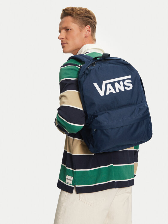 Vans Vans Ruksak Old Skool Print Backpack VN000H50LKZ1 Tmavomodrá