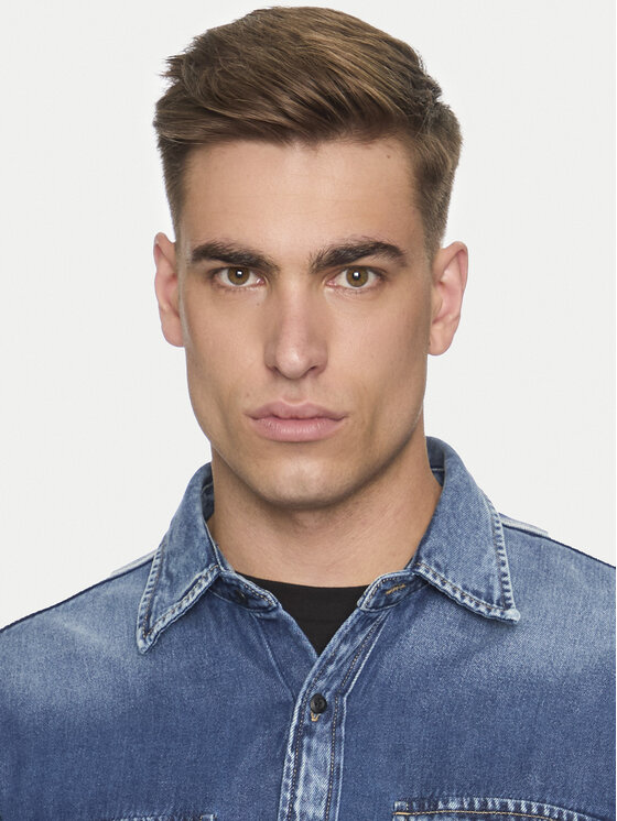 REPLAY Replay cămașă de blugi M4074 .000.624 72A Albastru Regular Fit