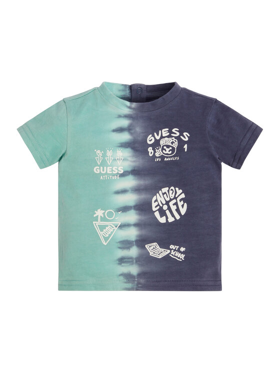 Guess Tricou N3GI19 K8HM3 Albastru Regular Fit